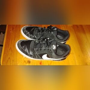 Nike Black Sneakers with White Accents